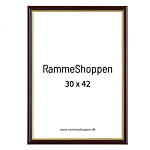 Brauner Rahmen, Polyholz, 30 x 42 cm, A3, Typ 7304 thumbnail