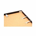 Reflexfreier schwarzer Aluminiumrahmen, matt, schmal, 84 x 119 cm (A0) - Typ 672 thumbnail