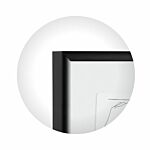 Reflexfreier schwarzer Aluminiumrahmen, matt, schmal, 84 x 119 cm (A0) - Typ 672 thumbnail