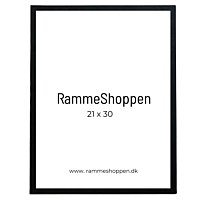 MDF Rahmen, Schwarz, schmal, 24 x 30 cm - Typ 2012