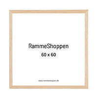 Holzrahmen, massives Eichenholz, 60 x 60 cm - Typ 851 