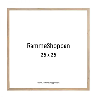 Holzrahmen, massives Eichenholz, schmal, 25 x 25 cm - Typ 320