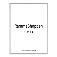 Silberner Aluminiumrahmen, matt, schmal, 9 x 13 cm - Typ 670