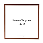 Kupfer Aluminiumrahmen, glänzend, schmal, 15 x 15 cm - Typ 9022 